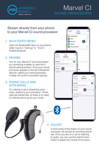 Global Marvel CI Connectivity Set-Up Guide Tear Pad