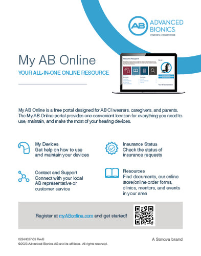 US My AB Online Flyer Tear Away Pad