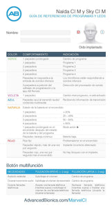 Spanish Marvel CI LED Pocket Guide