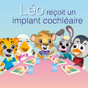 French Leo Gets a CI Children's Pixi Book (Educational Promo Item)