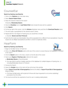 US CI HCP w CICS Candidate Database Assessment Guide
