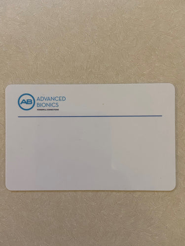 US Welcome Kit Patient ID Card